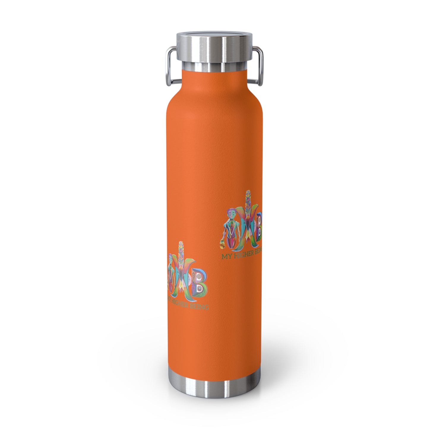 'I Wear My Habits'_Copper Vacuum Insulated Bottle, 22oz