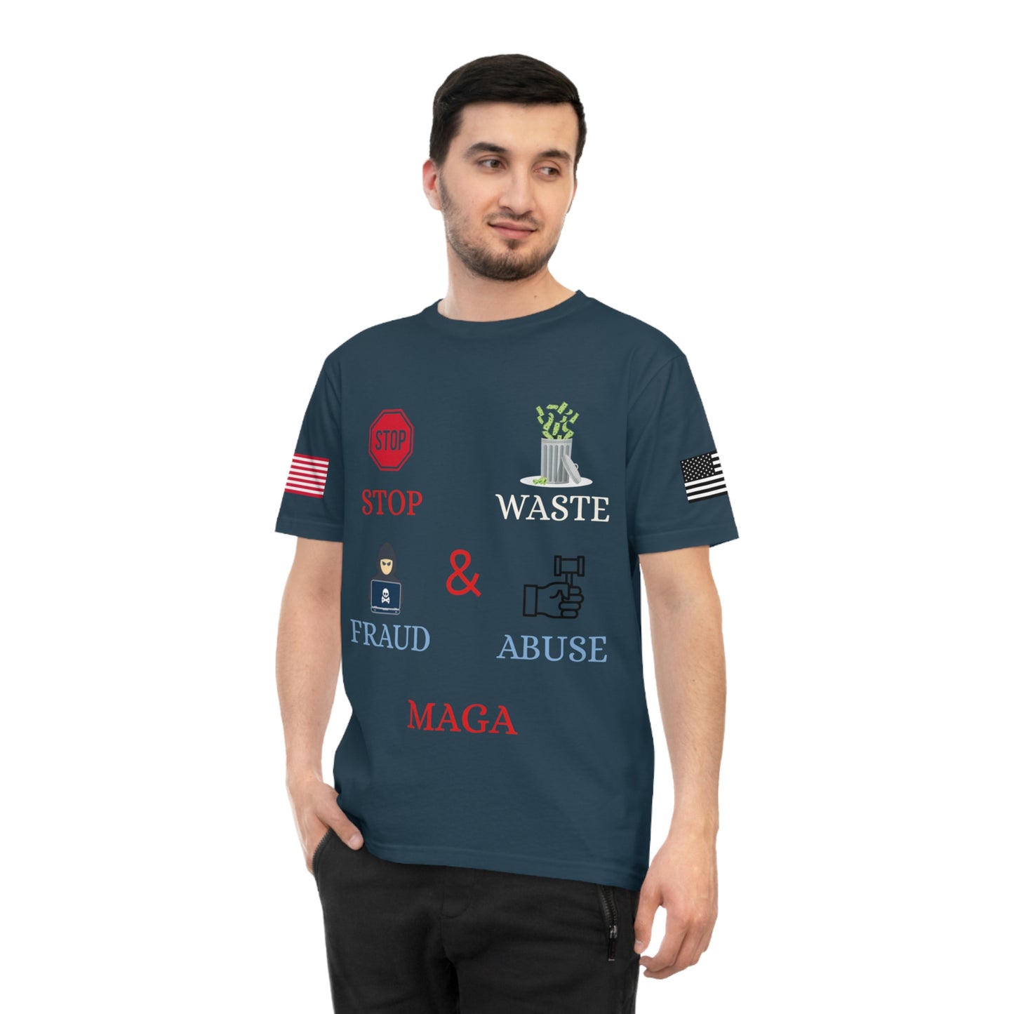 MAGA Integrity Tee: Stand Against Waste, Fraud, and Abuse _100% Organic Cotton
