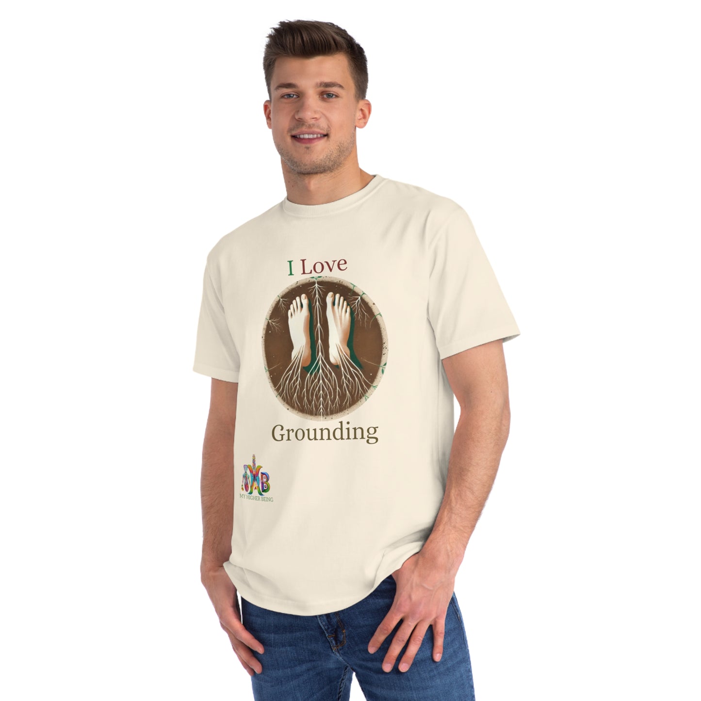 'I Love Grounding'_100% Organic Cotton T-Shirt