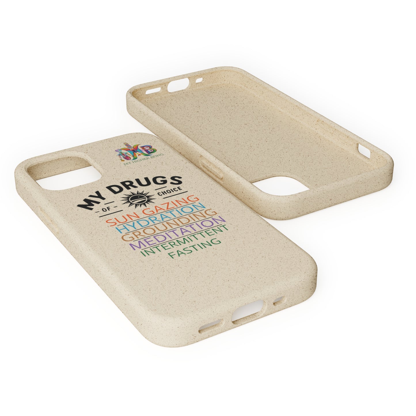 'My Drugs of Choice'_Plastic Free Biodegradable Phone Case