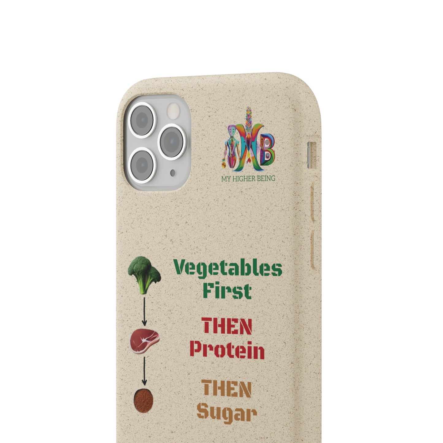 'Vegetables First'_Plastic Free Biodegradable Phone Case