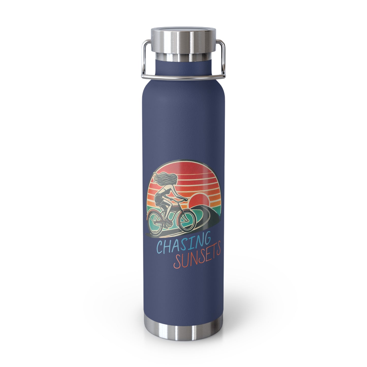 'Chasing Sunsets'_Copper Vacuum Insulated Bottle, 22oz