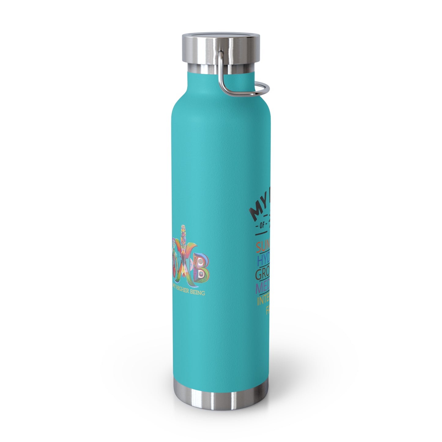 'My Drugs of Choice'_Copper Vacuum Insulated Bottle, 22oz