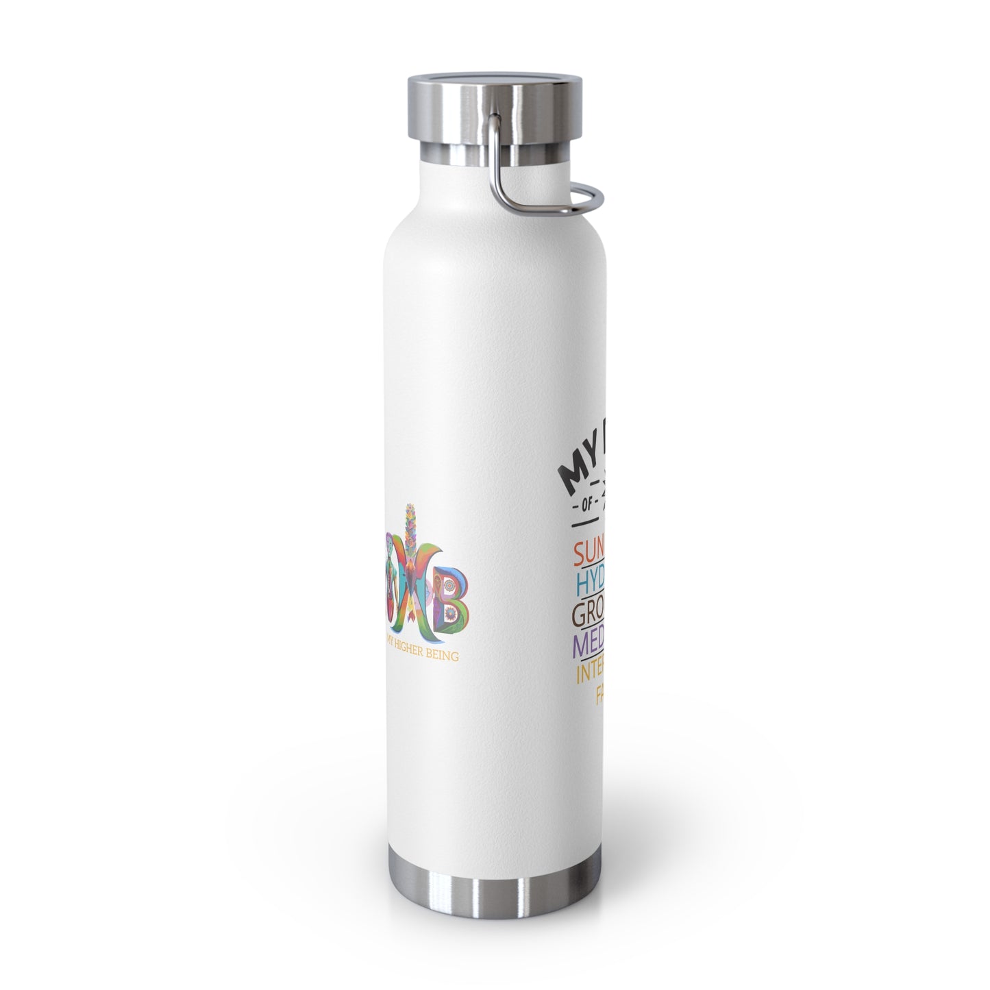 'My Drugs of Choice'_Copper Vacuum Insulated Bottle, 22oz