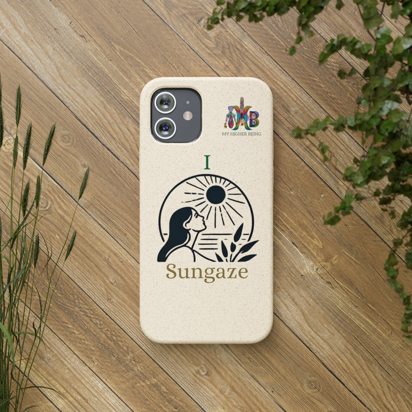 'I Sungaze'_Plastic Free Biodegradable Phone Case