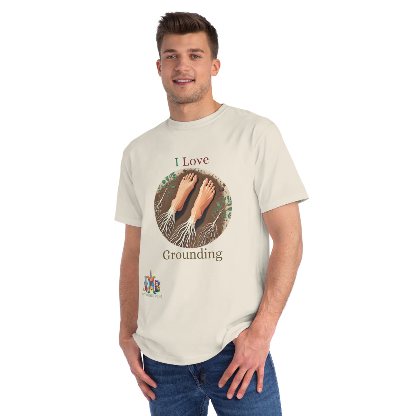 'I Love Grounding'_100% Organic Cotton T-Shirt