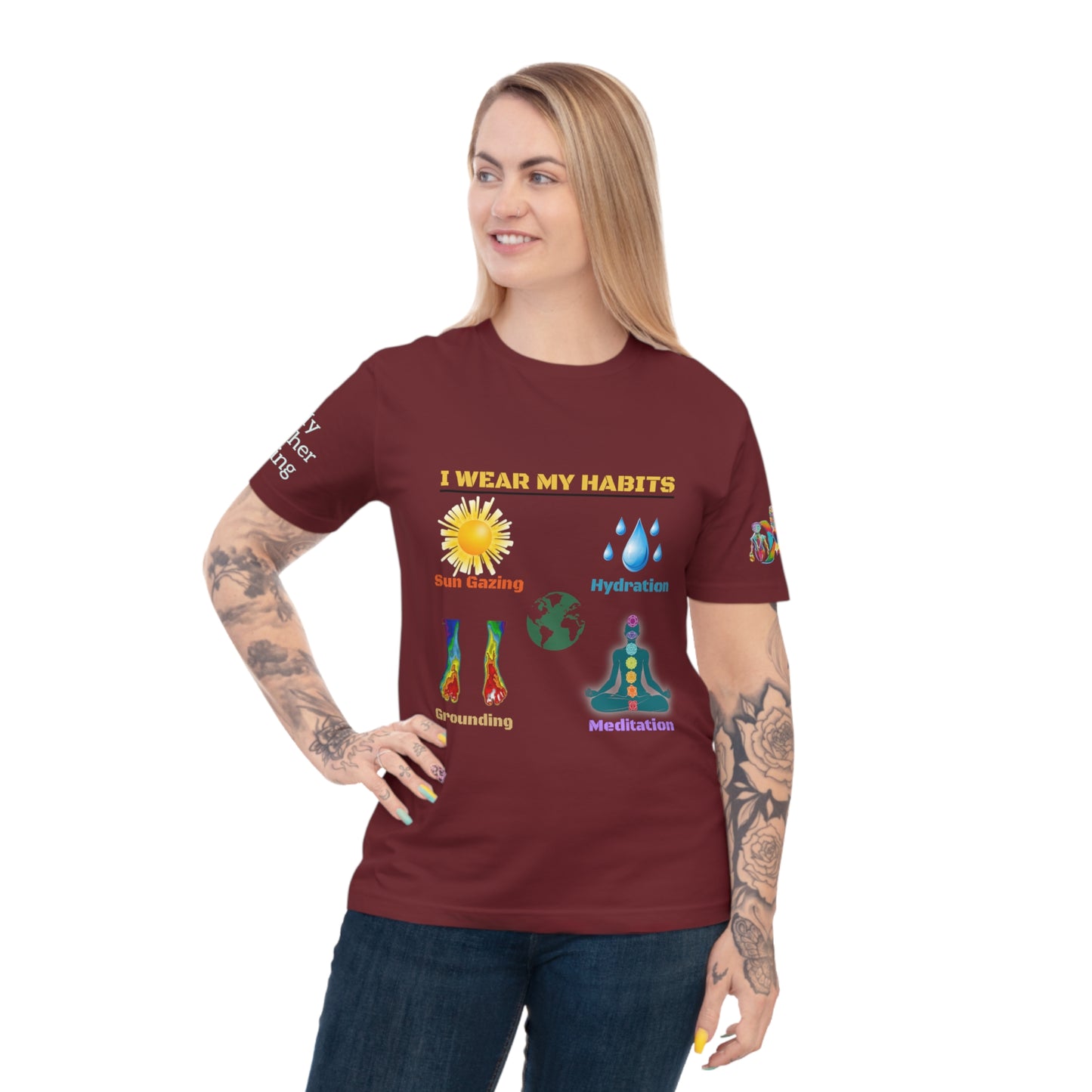 'I Wear My Habits' (MHB EDITION)_100% Organic Cotton T-Shirt