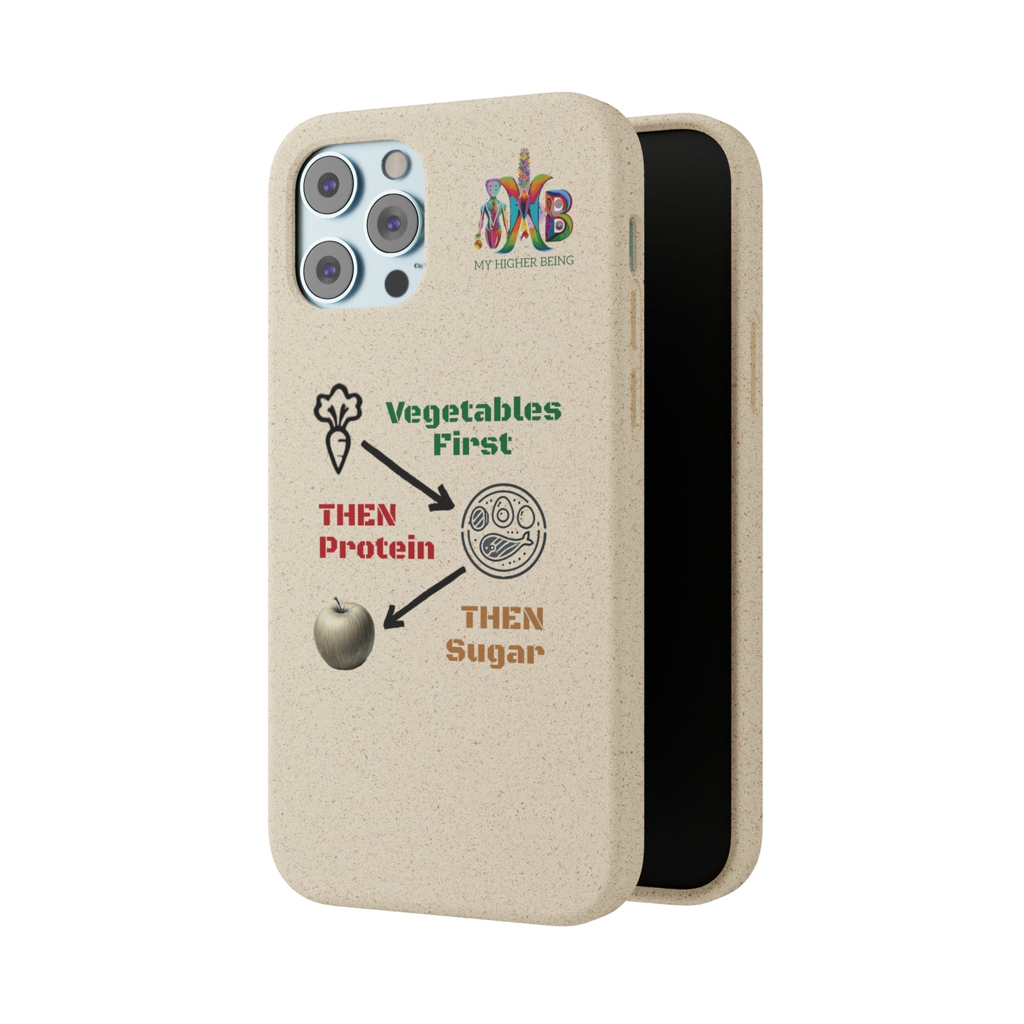 'Vegetables First'_Plastic Free Biodegradable Phone Case