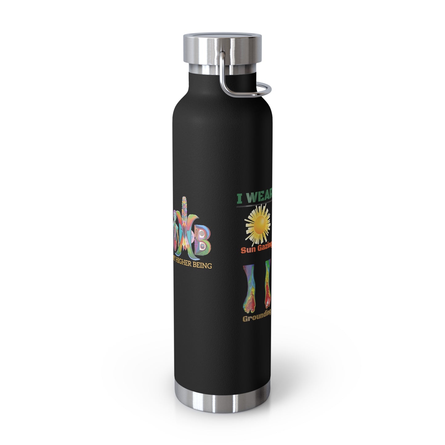 'I Wear My Habits'_Copper Vacuum Insulated Bottle, 22oz