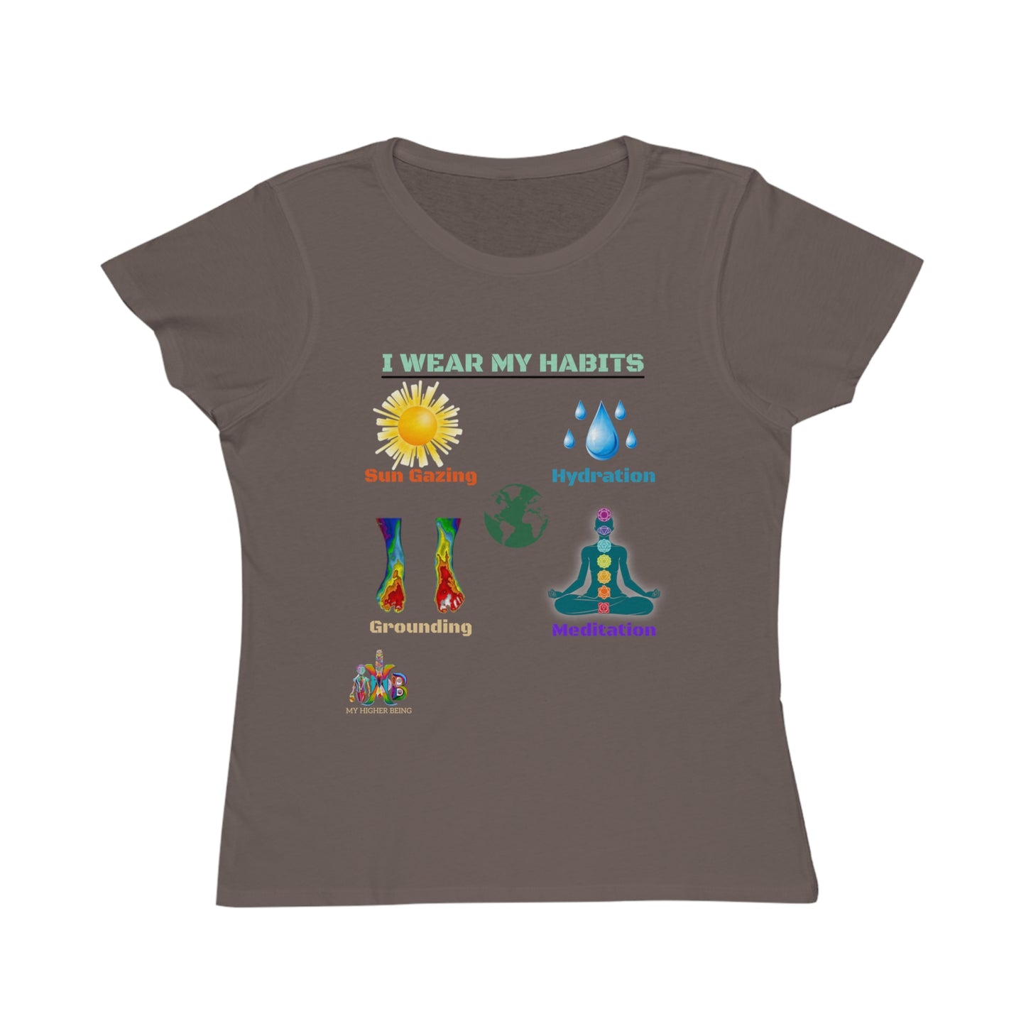'I Wear My Habits'_100% Organic Women's Classic T-Shirt