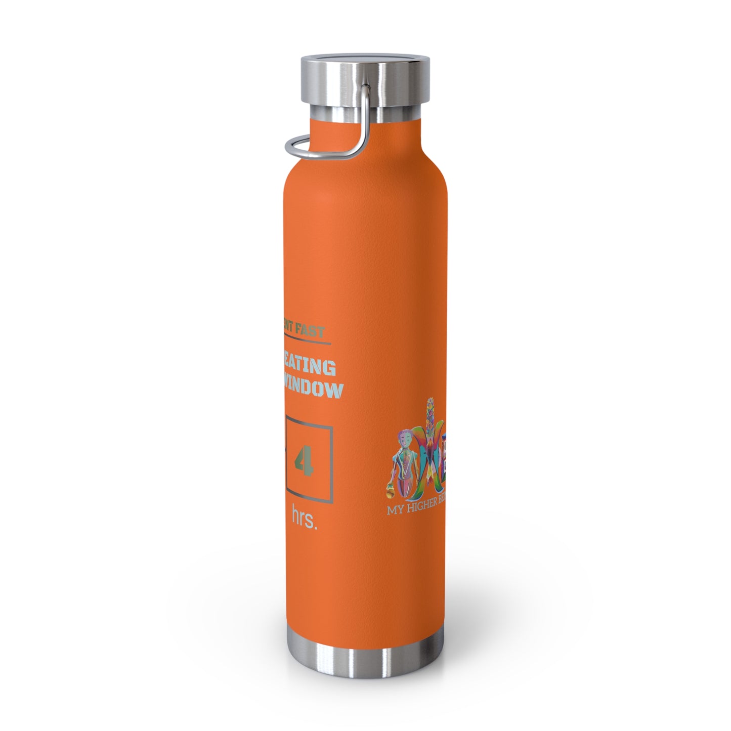 'I Intermittent Fast_20-4'_Copper Vacuum Insulated Bottle, 22oz