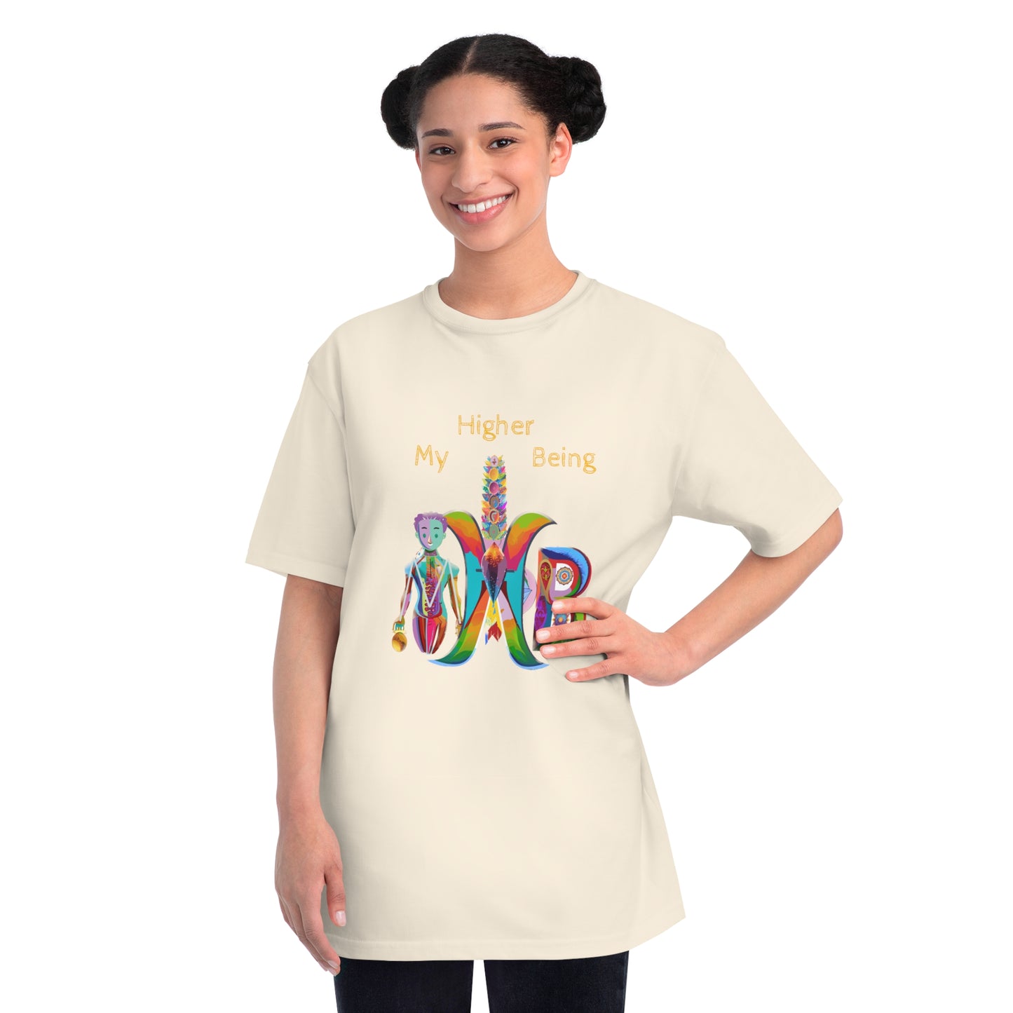 'My Higher Being'_100% Organic Cotton T-Shirt - My Higher Being