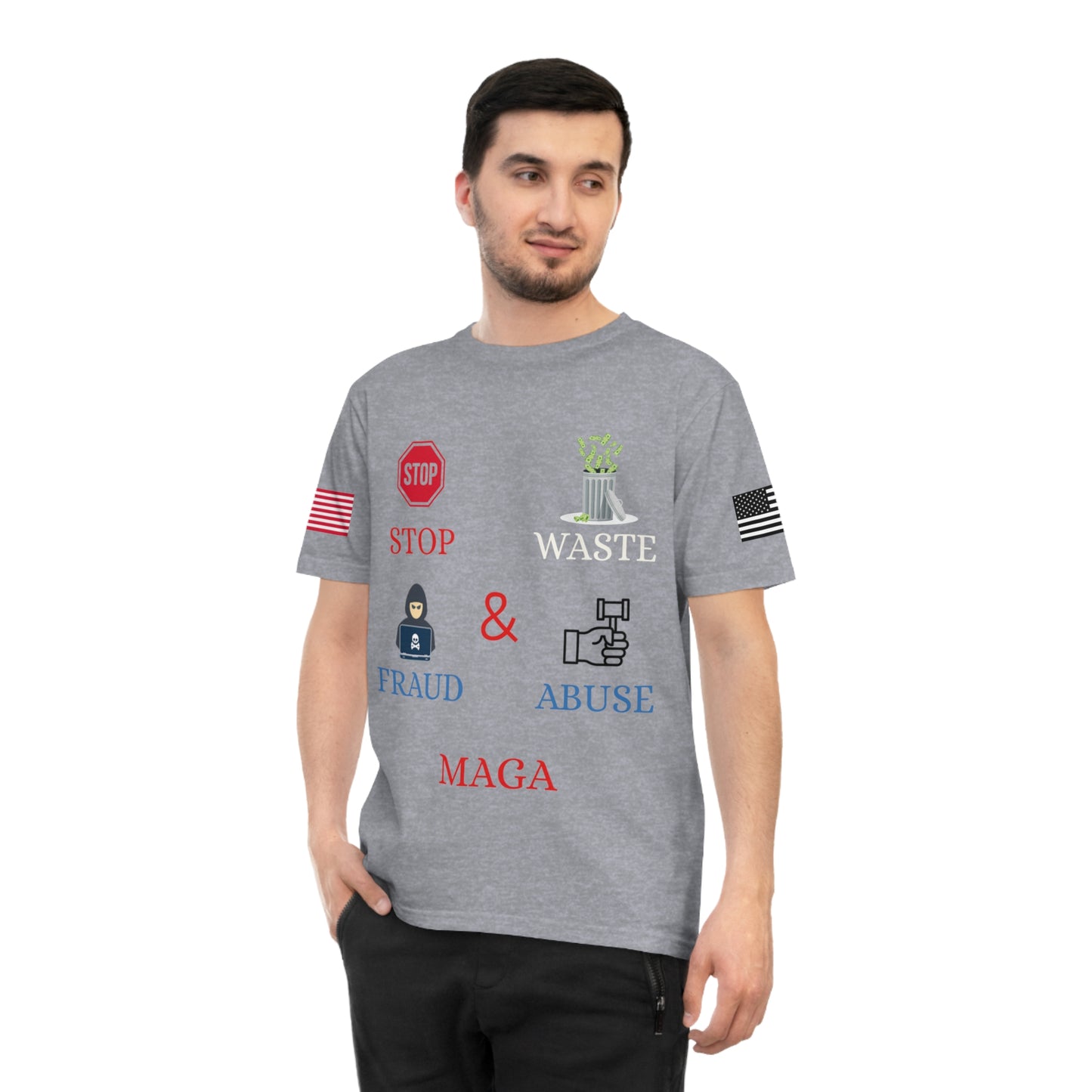 MAGA Integrity Tee: Stand Against Waste, Fraud, and Abuse _100% Organic Cotton