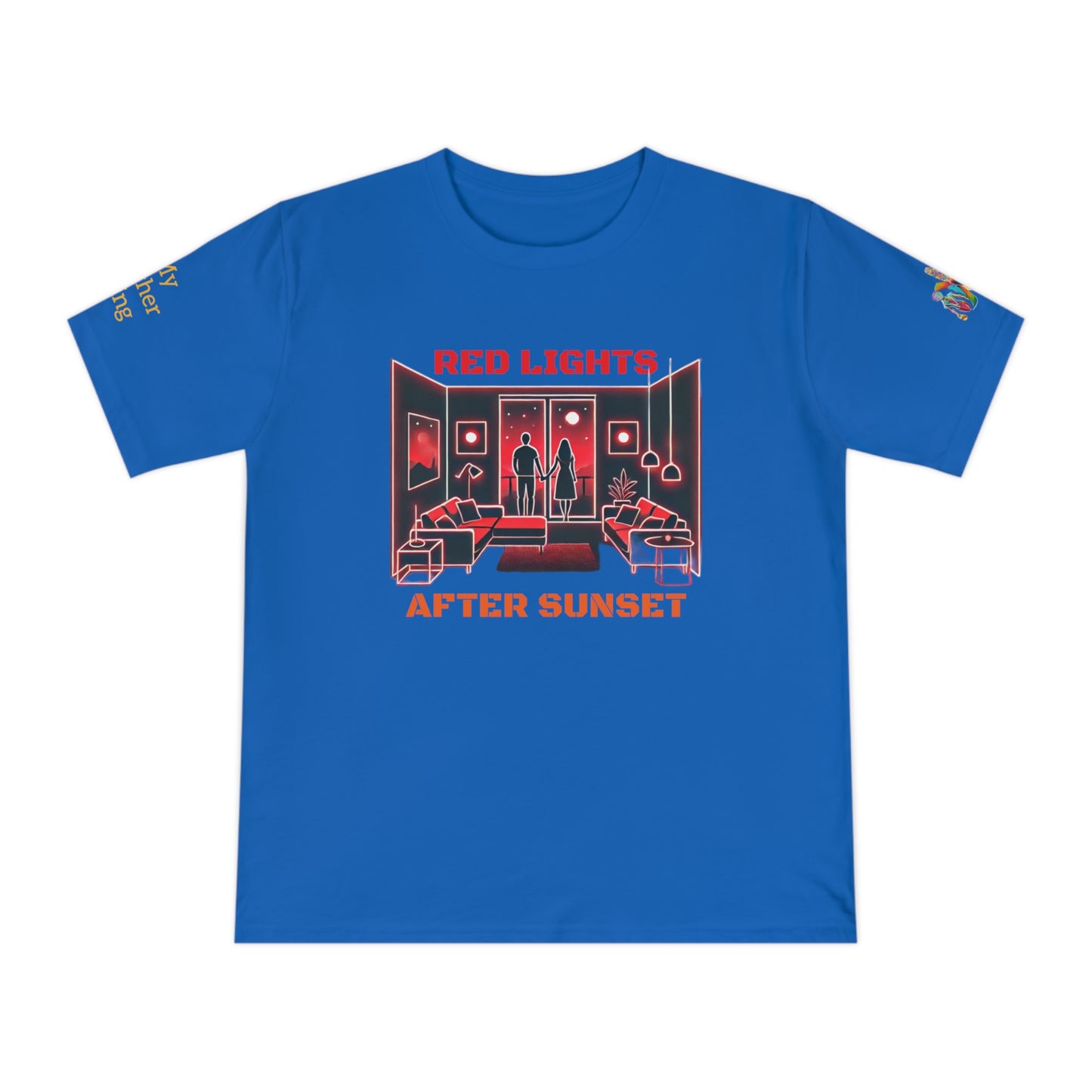 'Red Lights After Sunset' (MHB EDITION)_100% Organic Cotton T-Shirt