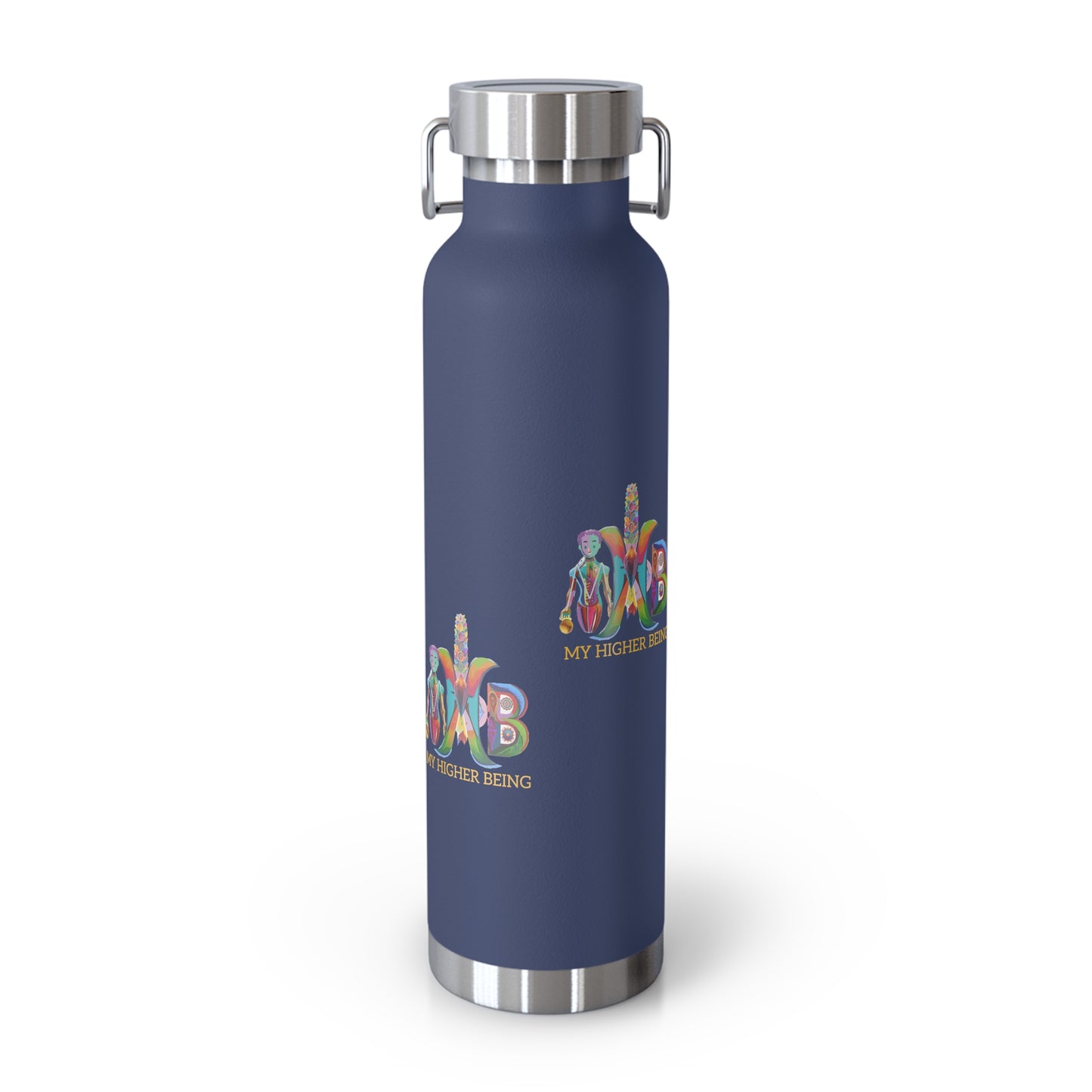 'I Wear My Habits'_Copper Vacuum Insulated Bottle, 22oz