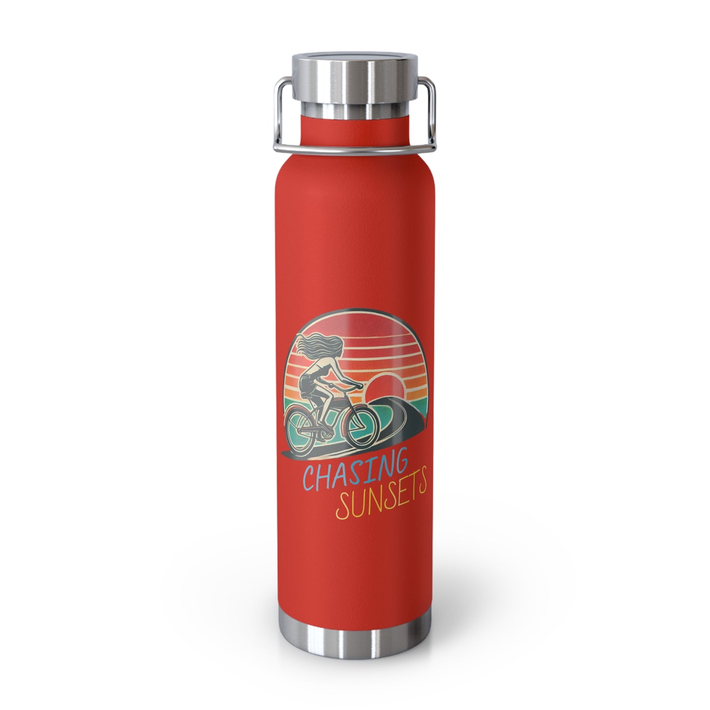 'Chasing Sunsets'_Copper Vacuum Insulated Bottle, 22oz
