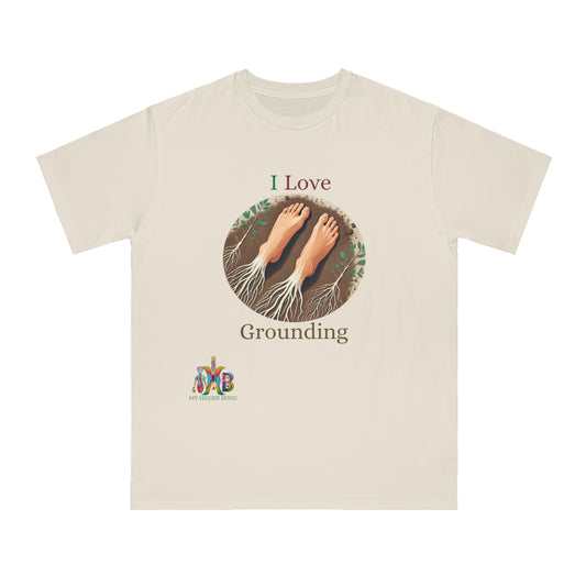'I Love Grounding'_100% Organic Cotton T-Shirt