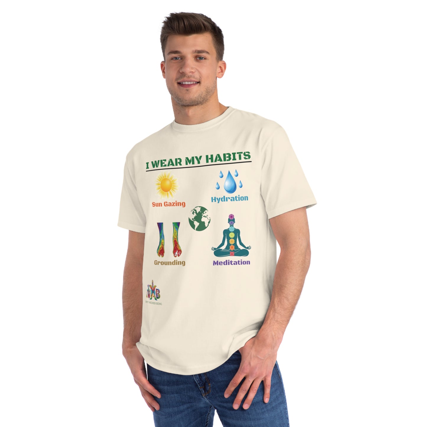 'I Wear My Habits'_100% Organic Cotton T-Shirt