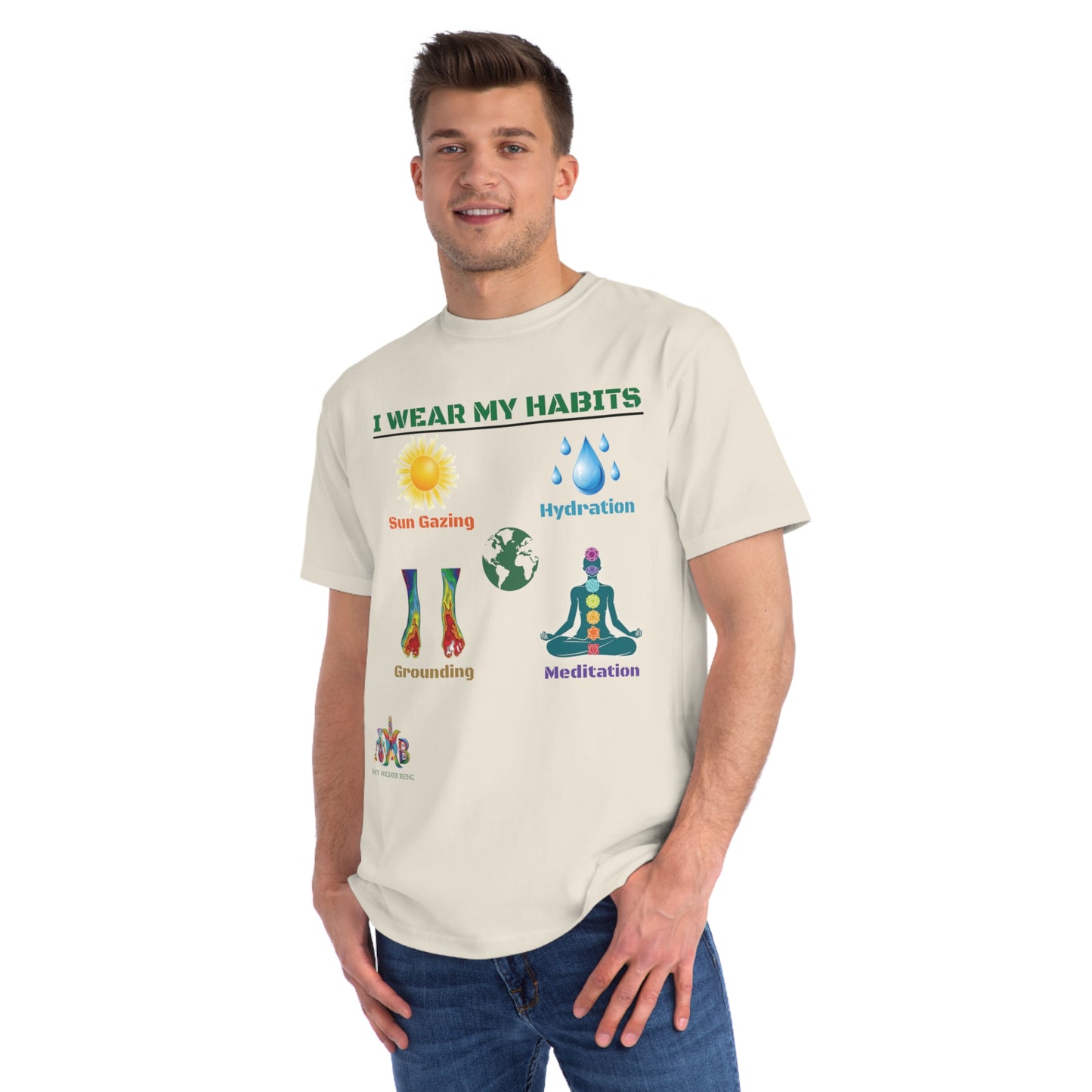 'I Wear My Habits'_100% Organic Cotton T-Shirt