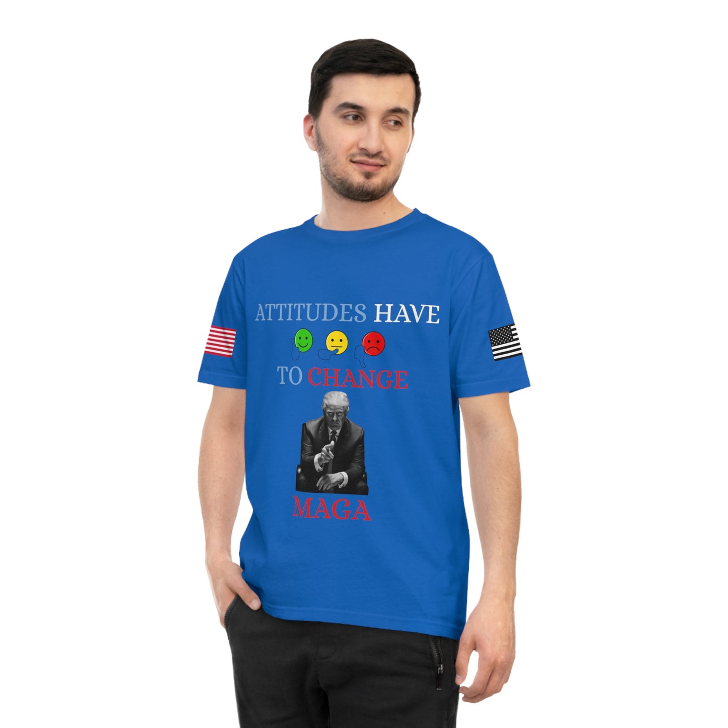 Trump’s Call for Change Tee: Advocating New Attitudes for Peace _100% Organic Cotton