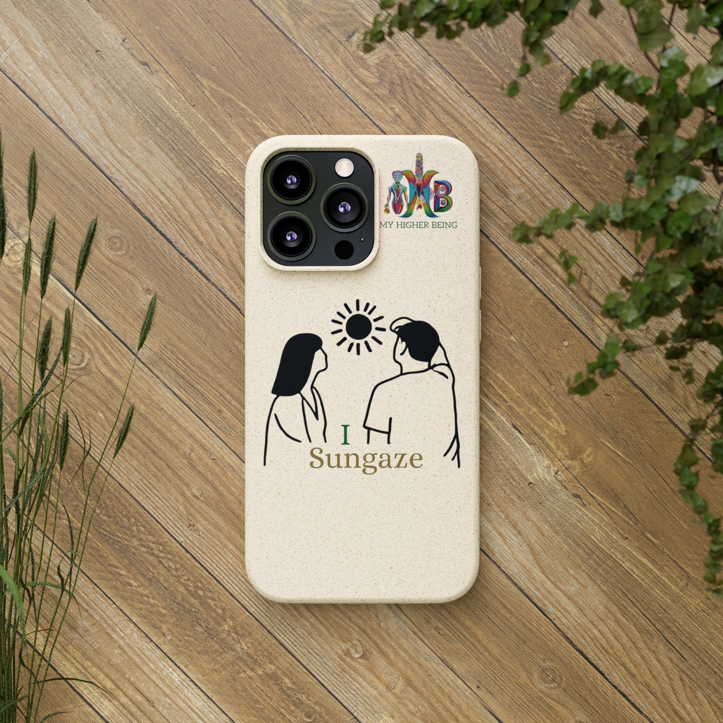'I Sungaze'_Plastic Free Biodegradable Phone Case