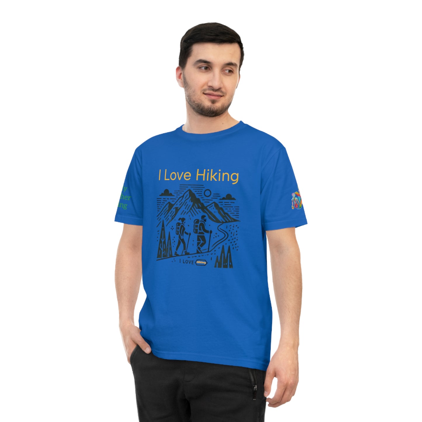 'I Love Hiking' (MHB EDITION)_100% Organic Cotton Unisex T-Shirt