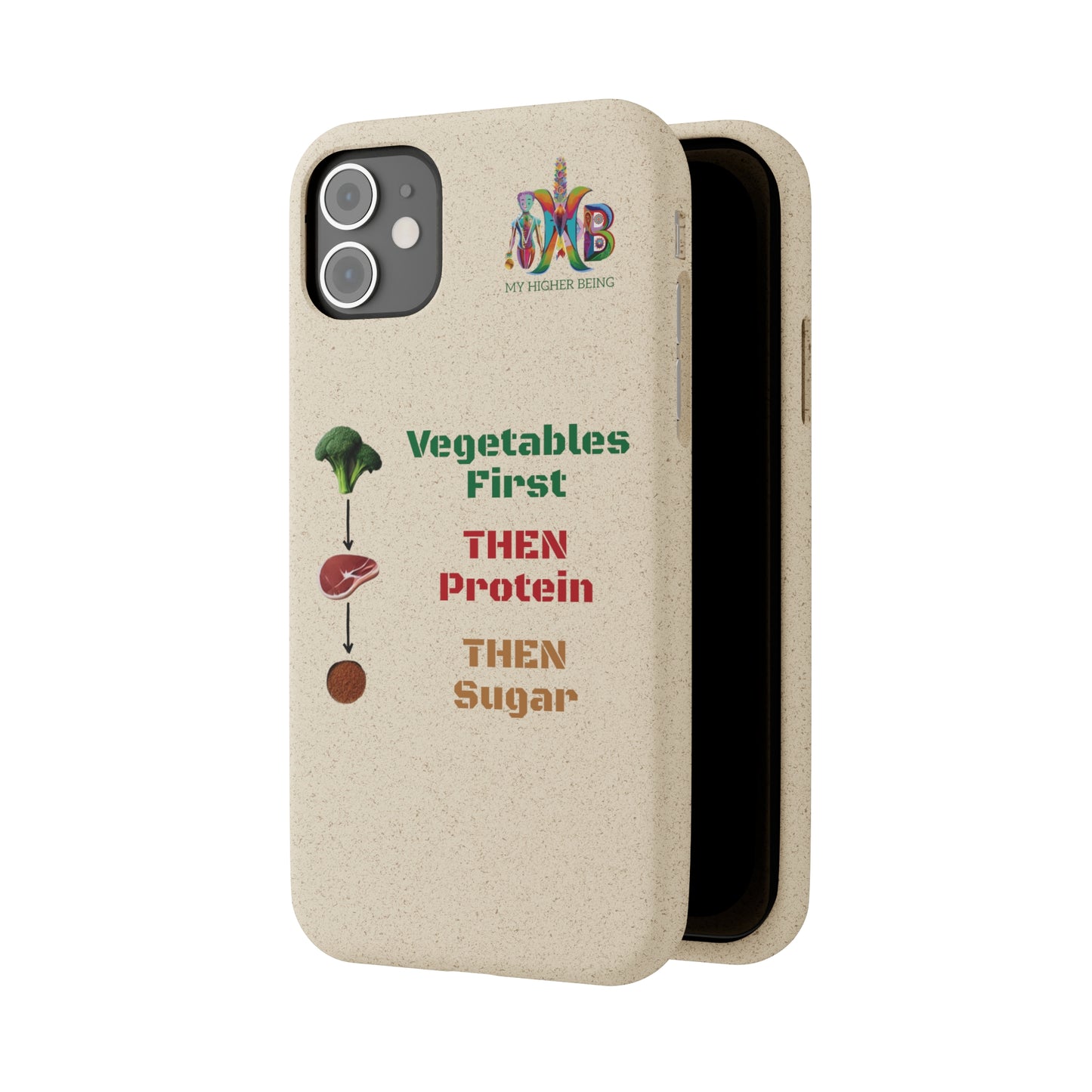'Vegetables First'_Plastic Free Biodegradable Phone Case