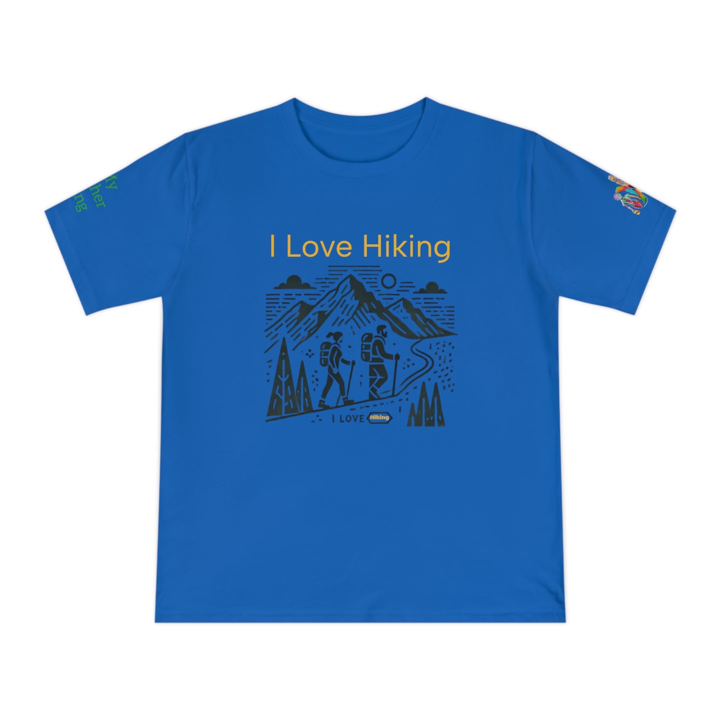'I Love Hiking' (MHB EDITION)_100% Organic Cotton Unisex T-Shirt
