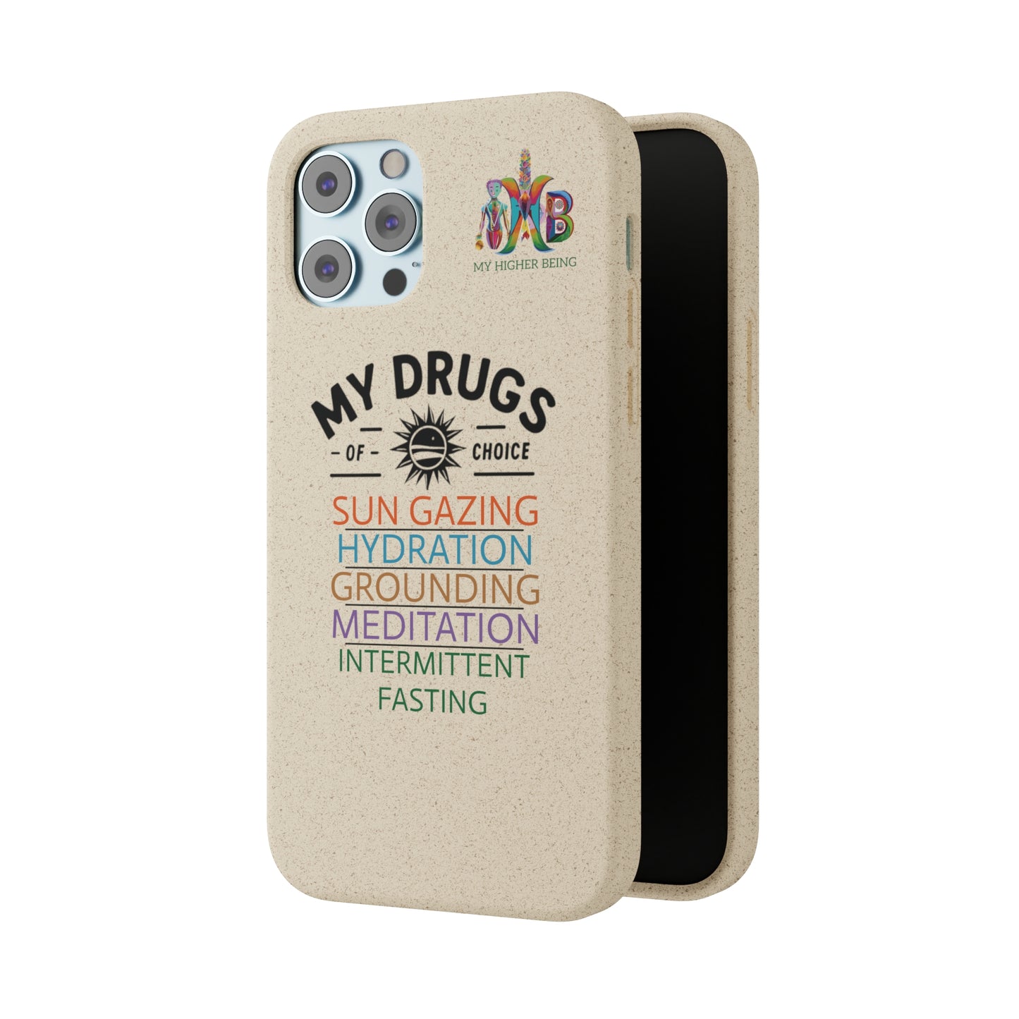 'My Drugs of Choice'_Plastic Free Biodegradable Phone Case