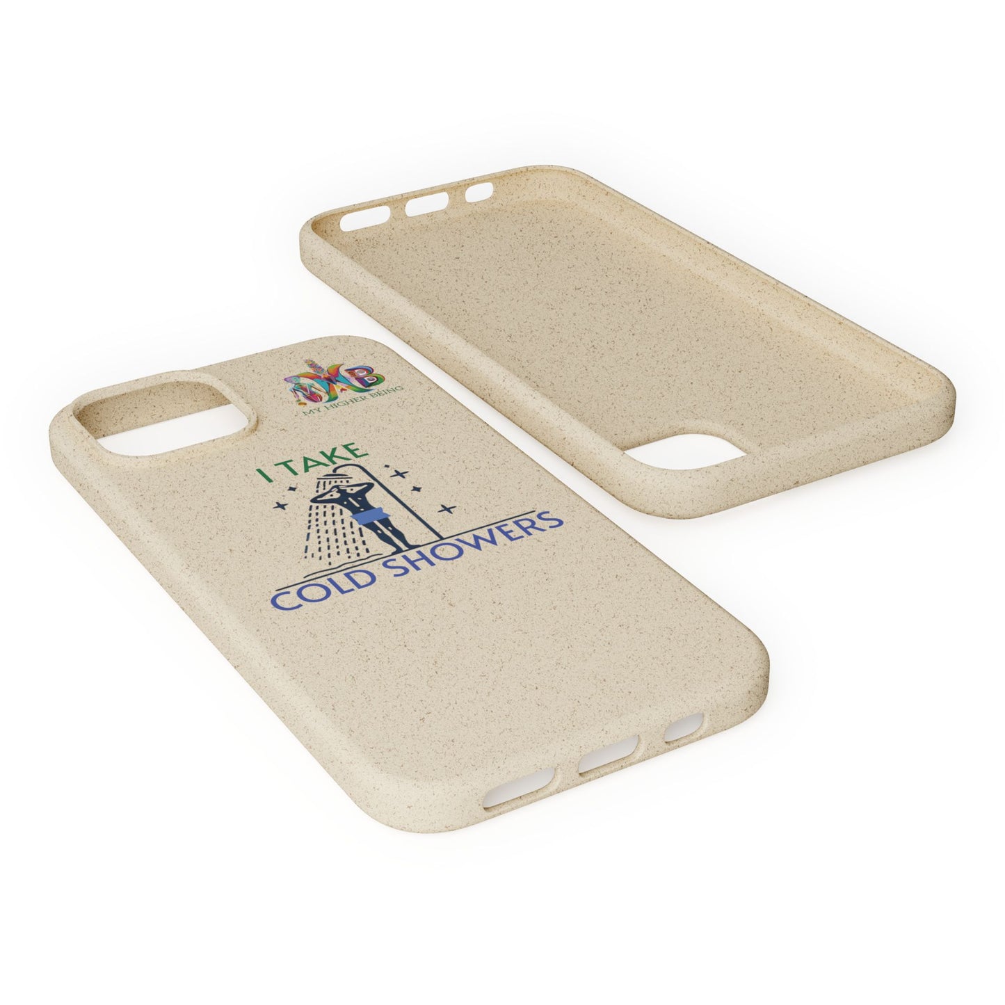 'I Take Cold Showers'_Plastic Free Biodegradable Phone Case