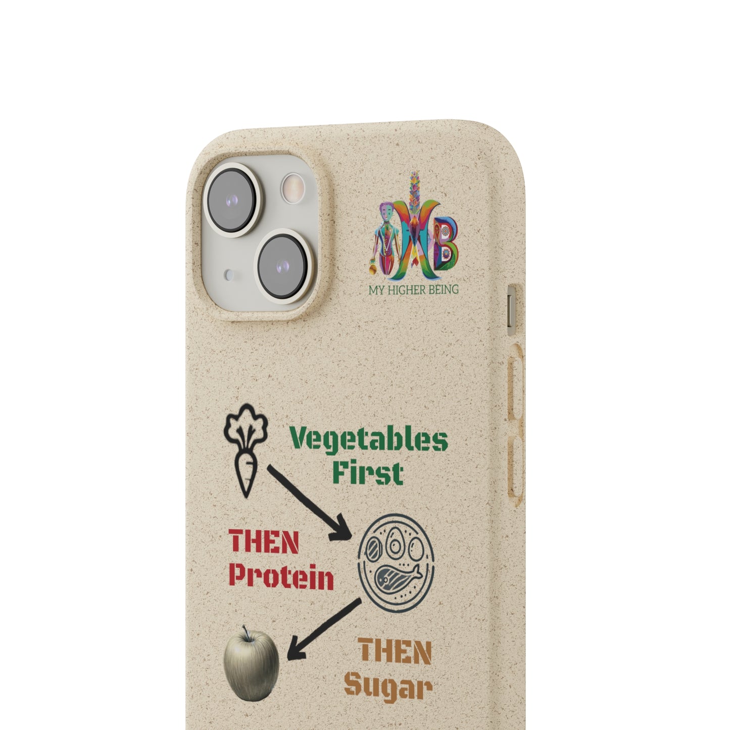 'Vegetables First'_Plastic Free Biodegradable Phone Case