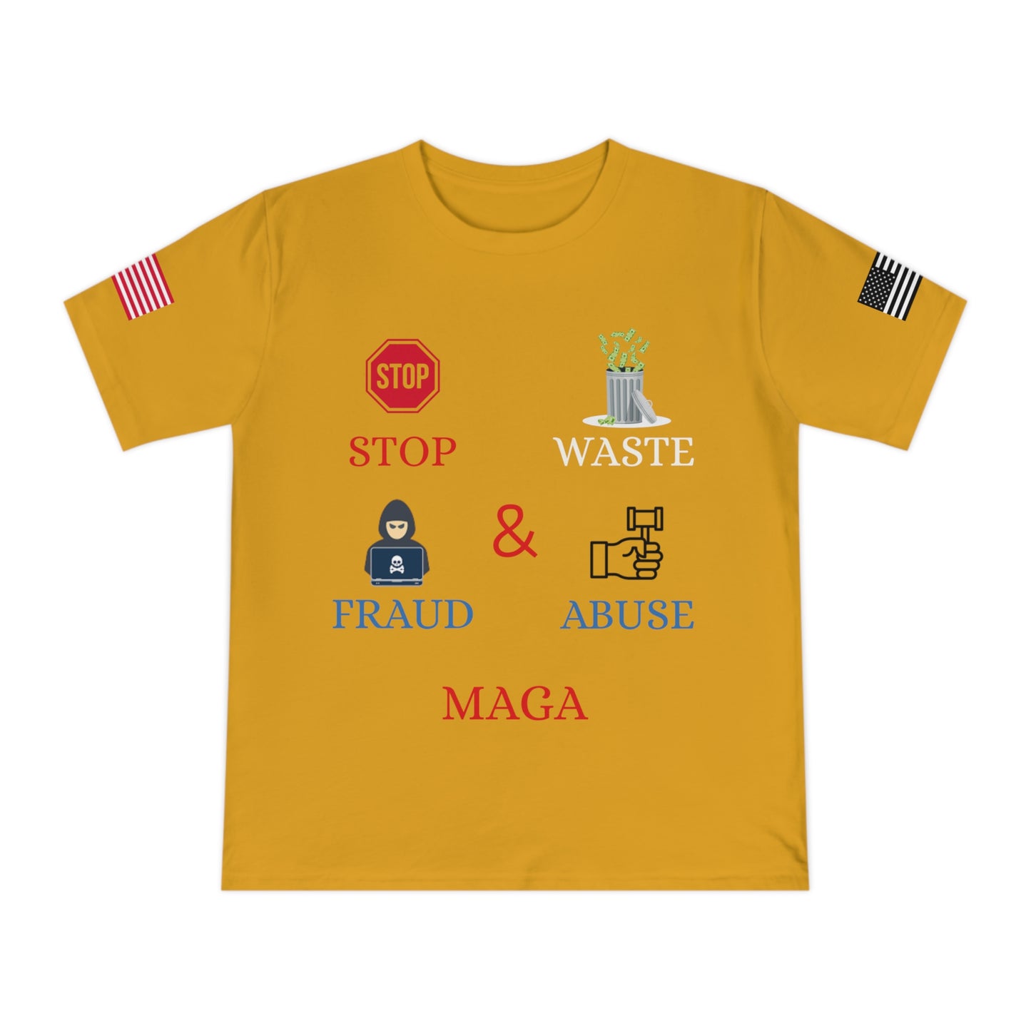 MAGA Integrity Tee: Stand Against Waste, Fraud, and Abuse _100% Organic Cotton