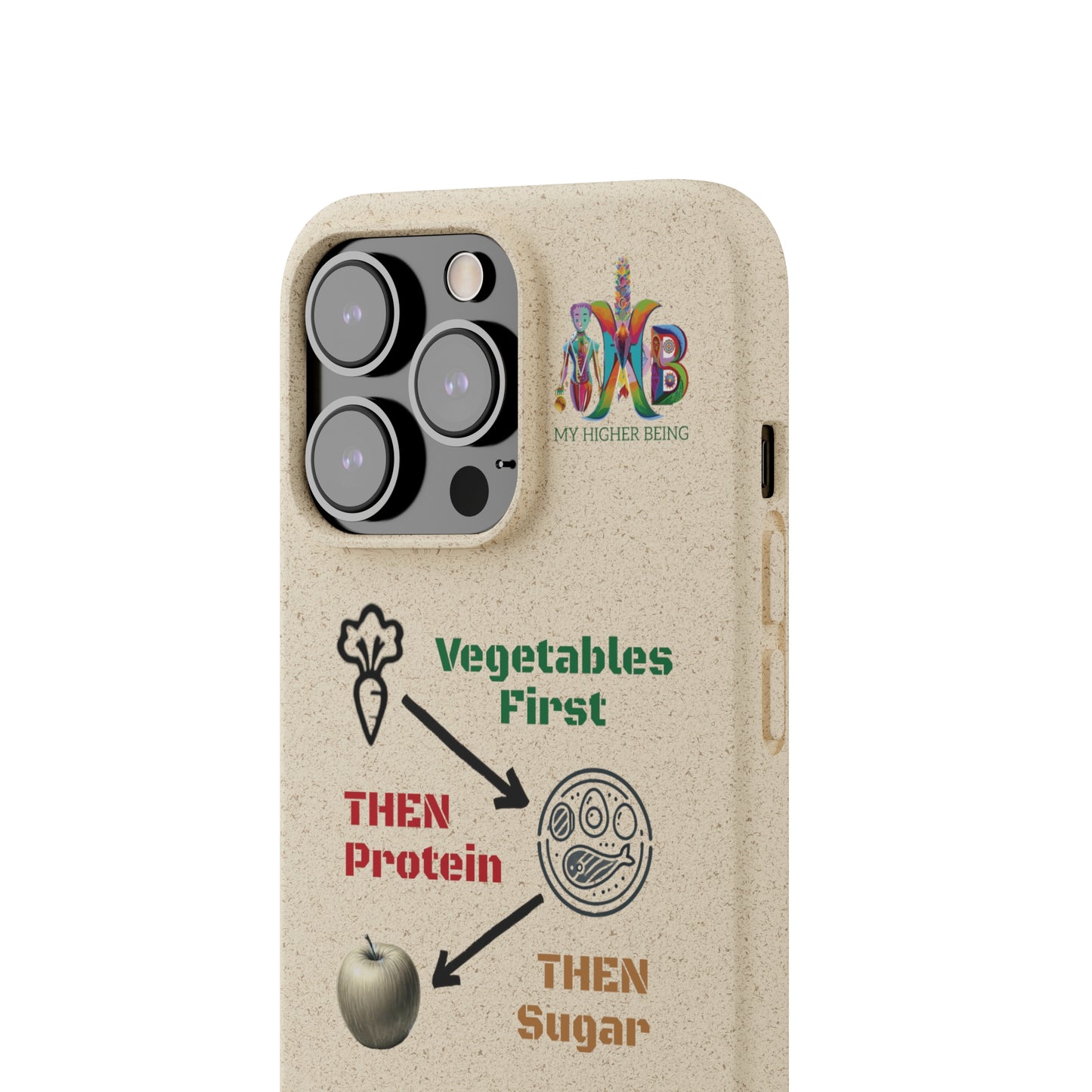 'Vegetables First'_Plastic Free Biodegradable Phone Case