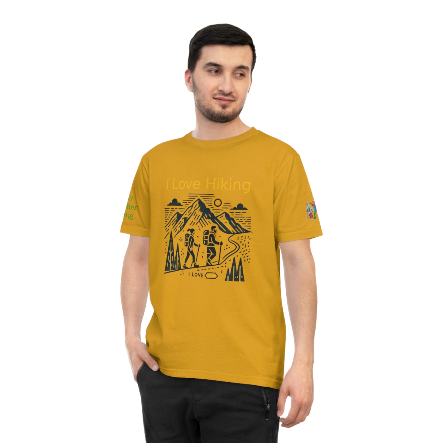'I Love Hiking' (MHB EDITION)_100% Organic Cotton Unisex T-Shirt
