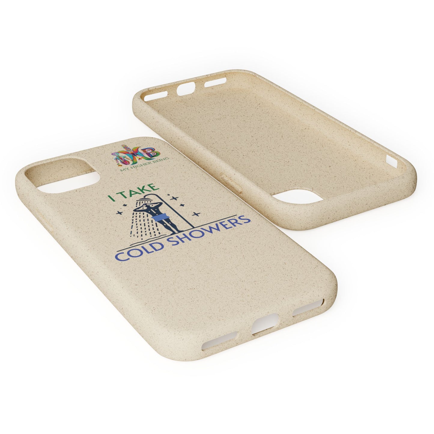 'I Take Cold Showers'_Plastic Free Biodegradable Phone Case