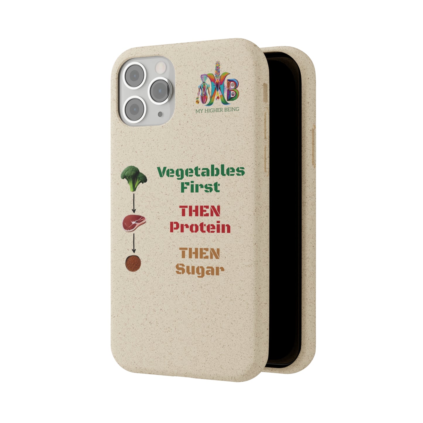 'Vegetables First'_Plastic Free Biodegradable Phone Case
