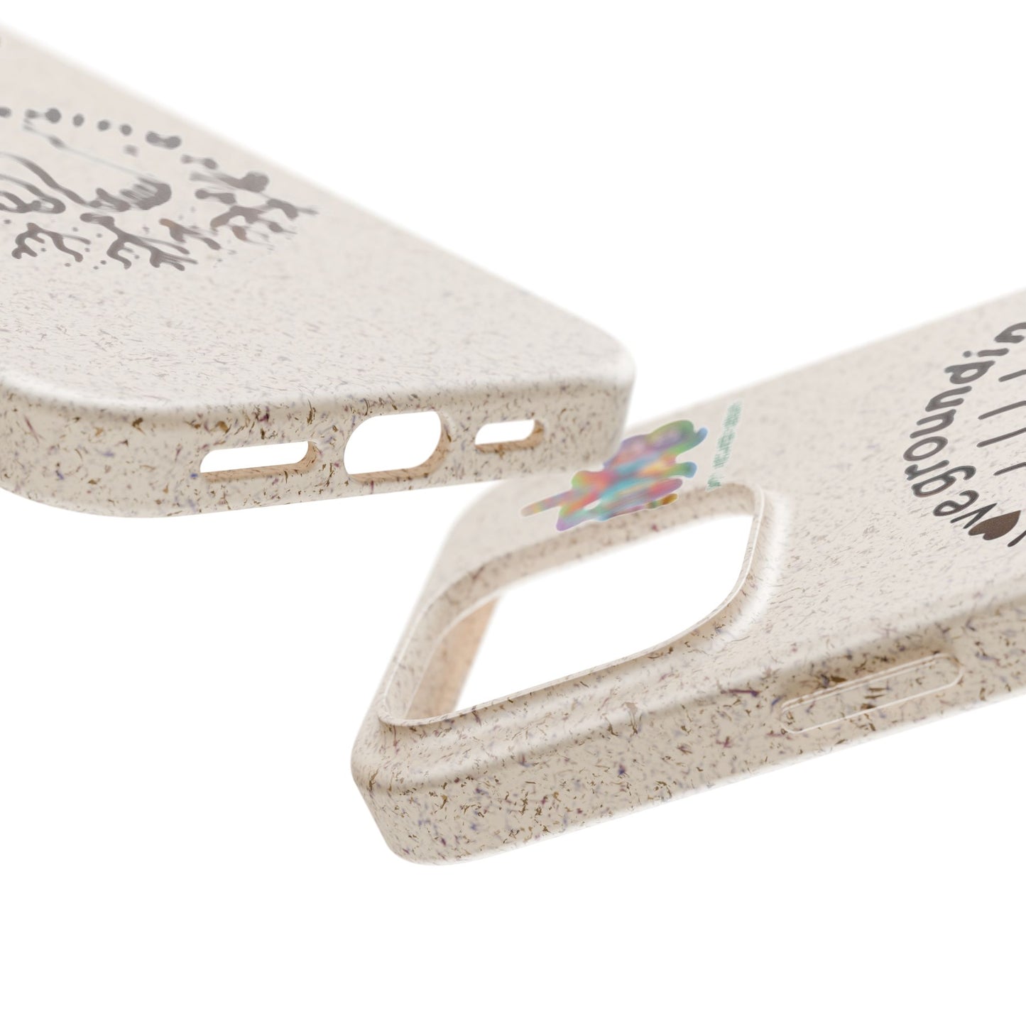 'I Love Grounding'_Plastic Free Biodegradable Phone Case