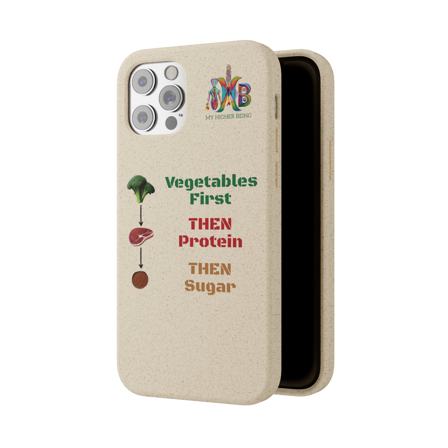 'Vegetables First'_Plastic Free Biodegradable Phone Case