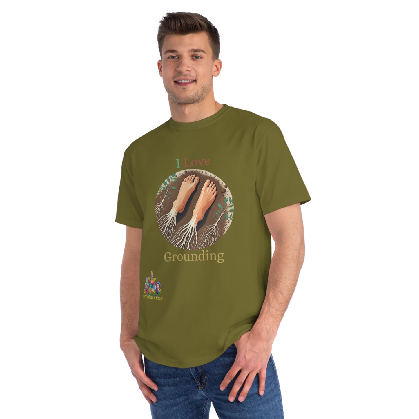 'I Love Grounding'_100% Organic Cotton T-Shirt