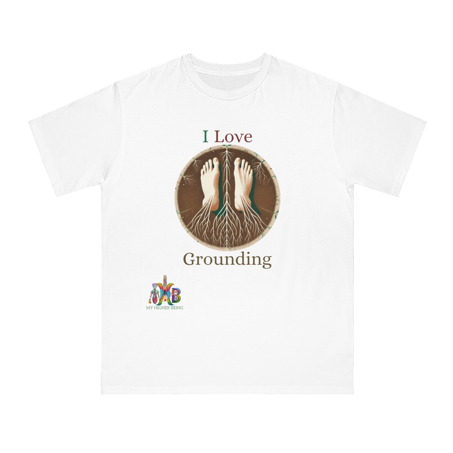 'I Love Grounding'_100% Organic Cotton T-Shirt