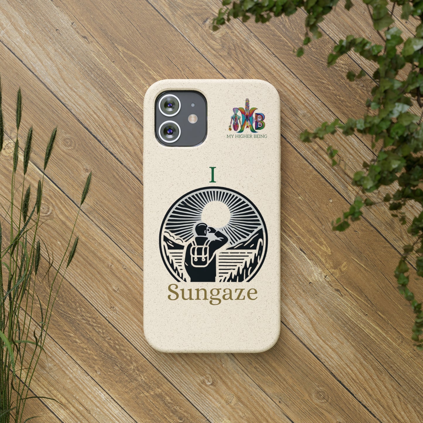 'I Sungaze'_Plastic Free Biodegradable Phone Case