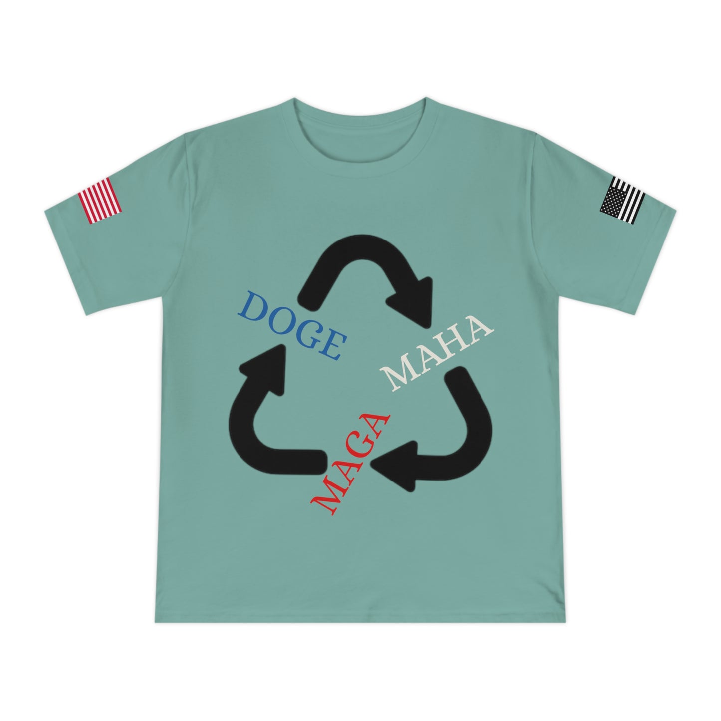 MAGA MAHA DOGE Cycle Tee _100% Organic Cotton T-Shirt