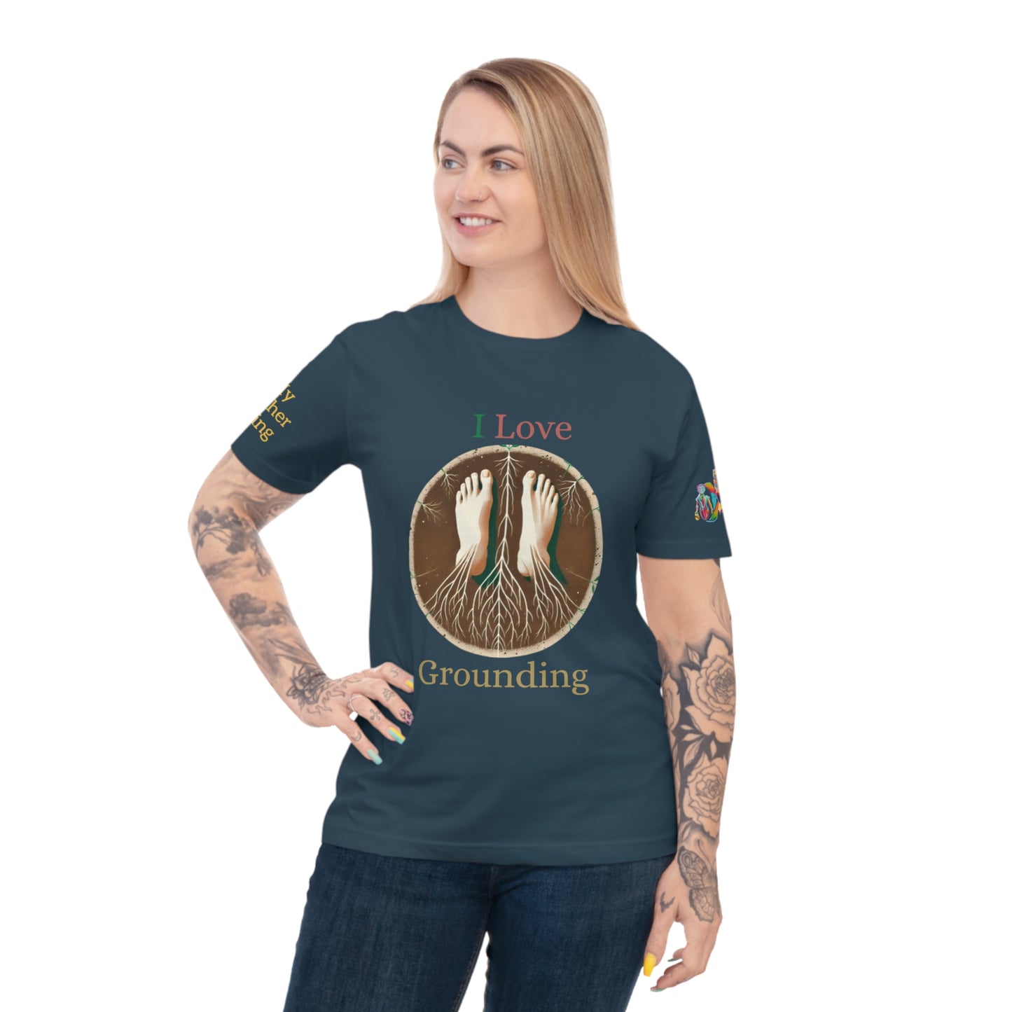 'I Love Grounding' (MHB EDITION)_100% Organic Cotton T-Shirt