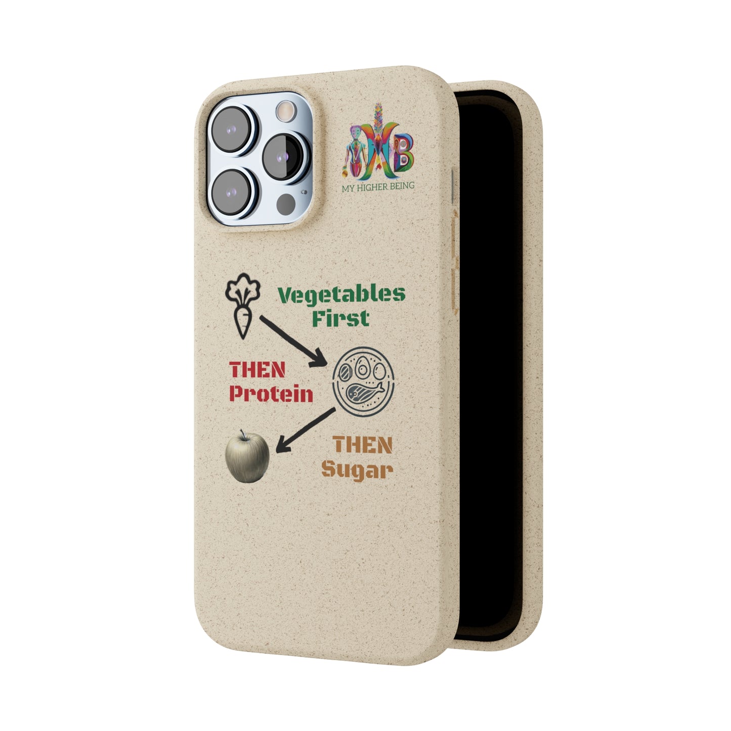 'Vegetables First'_Plastic Free Biodegradable Phone Case