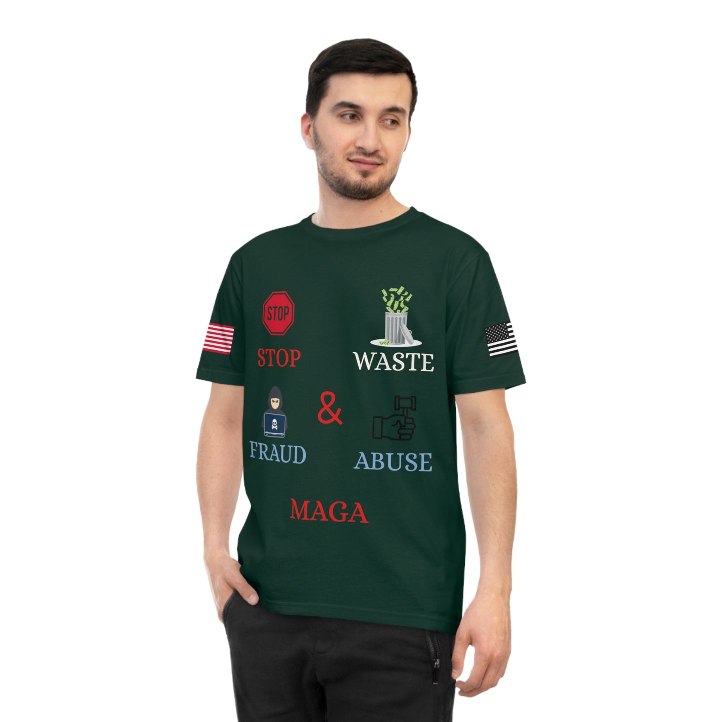 MAGA Integrity Tee: Stand Against Waste, Fraud, and Abuse _100% Organic Cotton