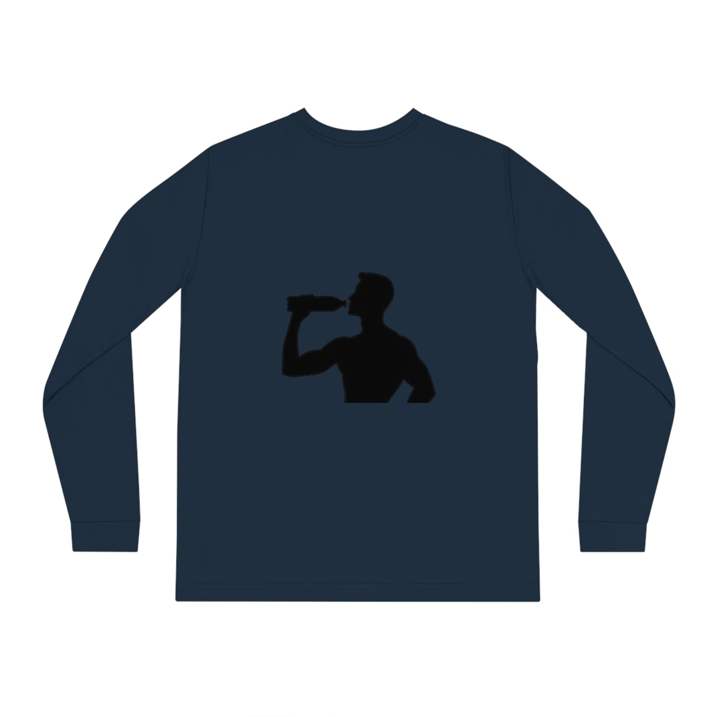 'I Hydrate 125 OZ/DAY'_100% Organic Cotton Long Sleeve Tee