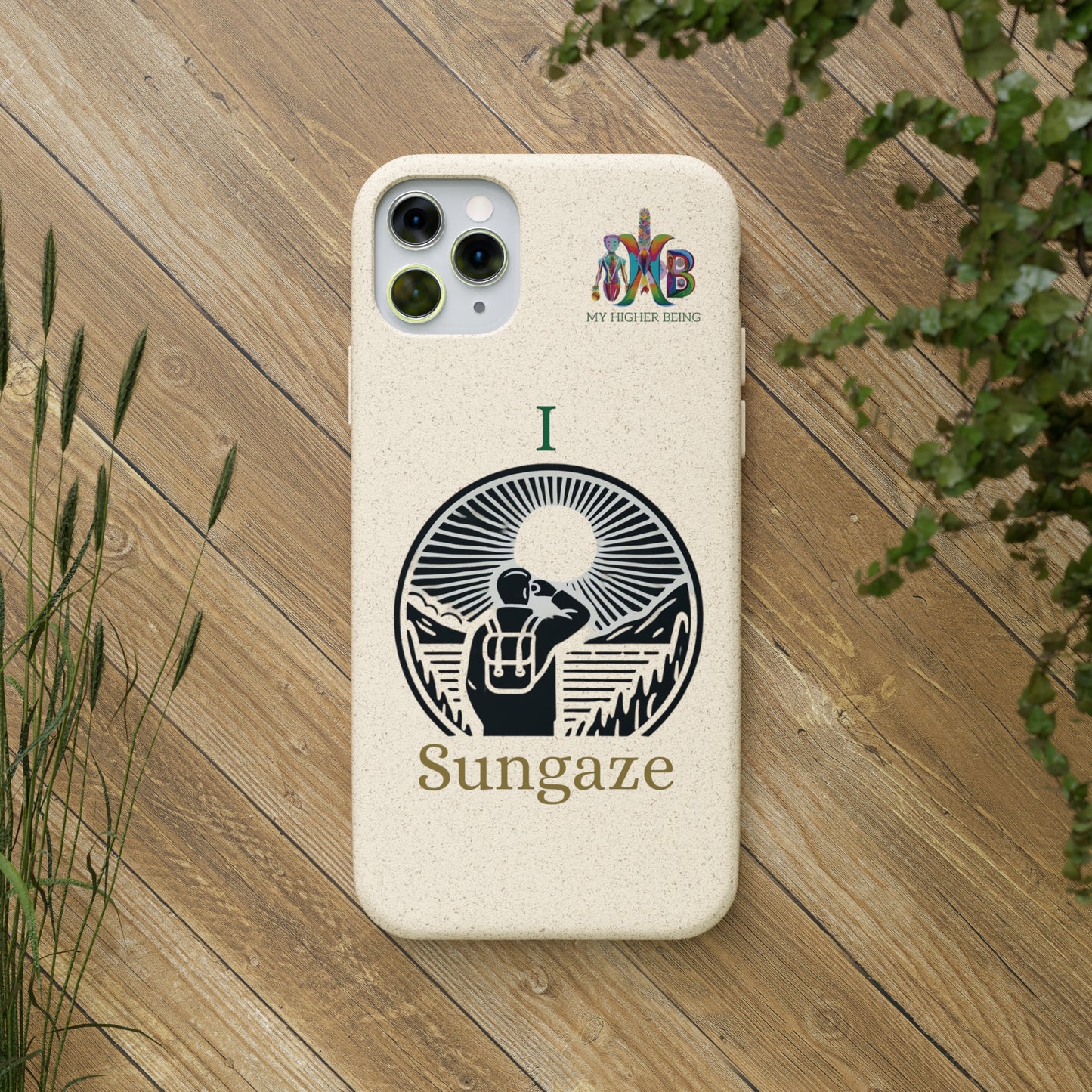 'I Sungaze'_Plastic Free Biodegradable Phone Case