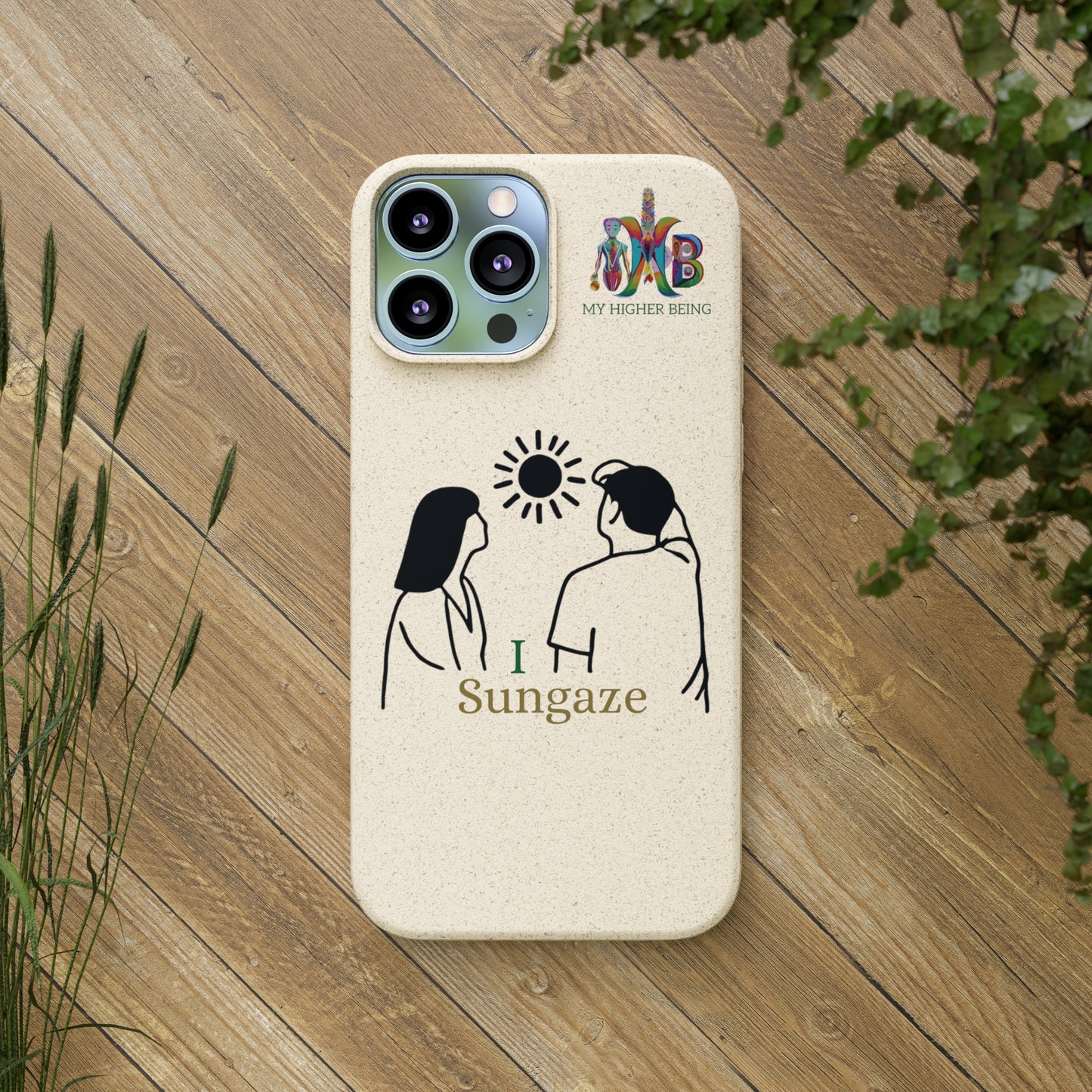 'I Sungaze'_Plastic Free Biodegradable Phone Case