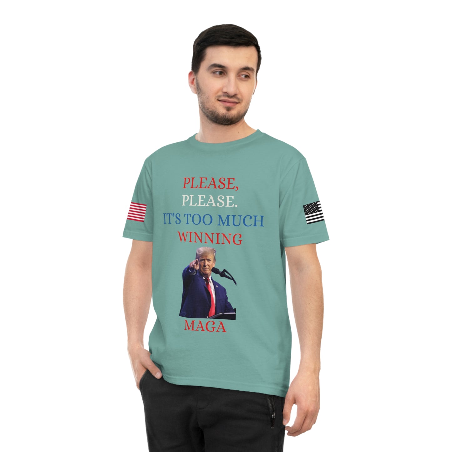 Too Much Winning Tee: Trump’s Signature Confidence _100% Organic Cotton