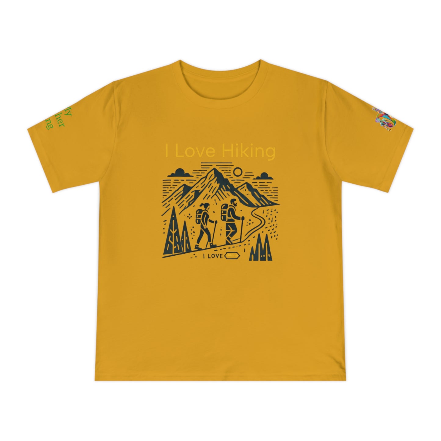 'I Love Hiking' (MHB EDITION)_100% Organic Cotton Unisex T-Shirt